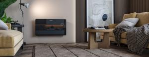 Olimpia Splendid Caleo Glass wifi Convectorkachel 2000 Watt, design met metalen frame 25m2